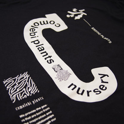 GROW THE EXOTIC PLANTS L/S TEE [BLACK]