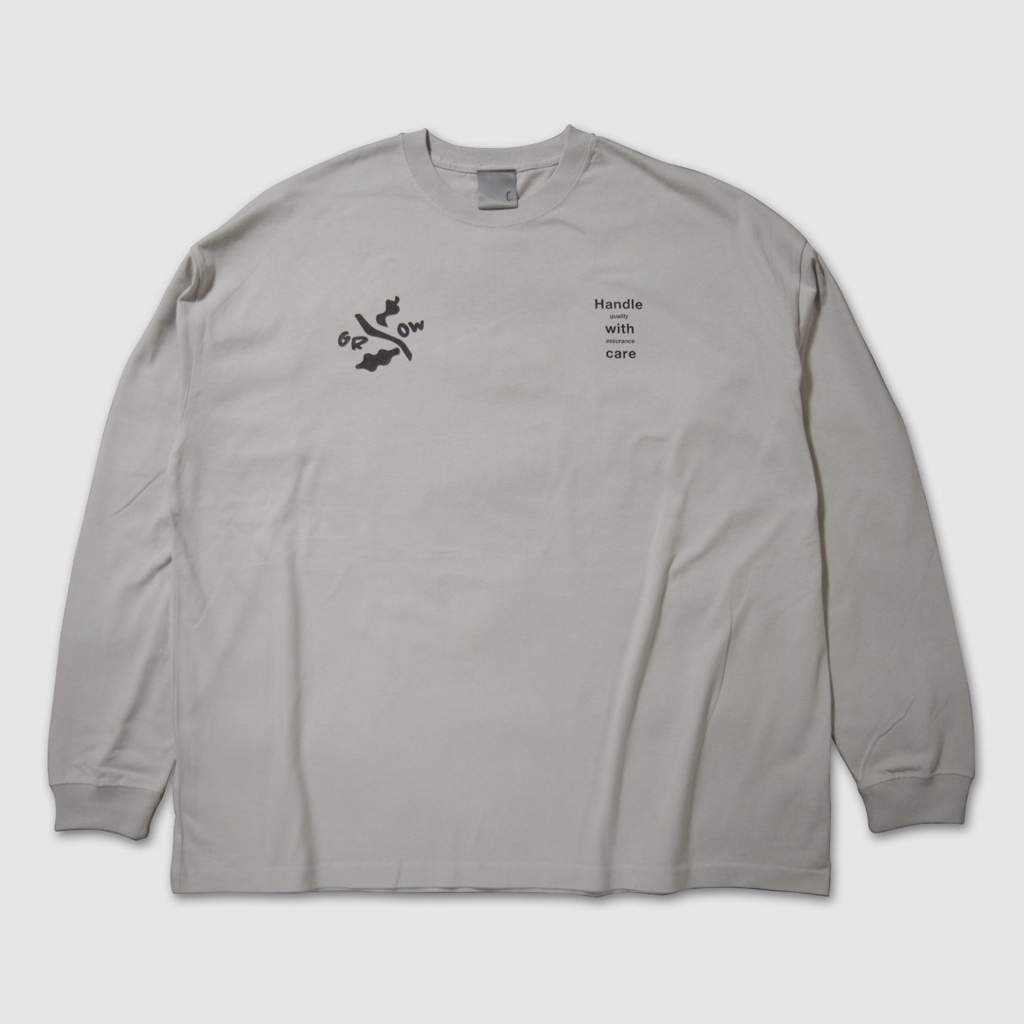 GROW THE EXOTIC PLANTS L/S TEE [LIGHT GREY]