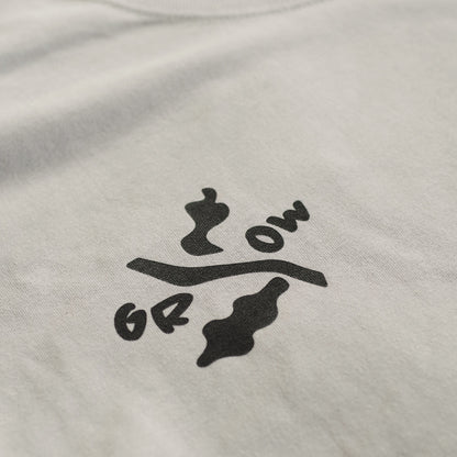 GROW THE EXOTIC PLANTS L/S TEE [LIGHT GREY]