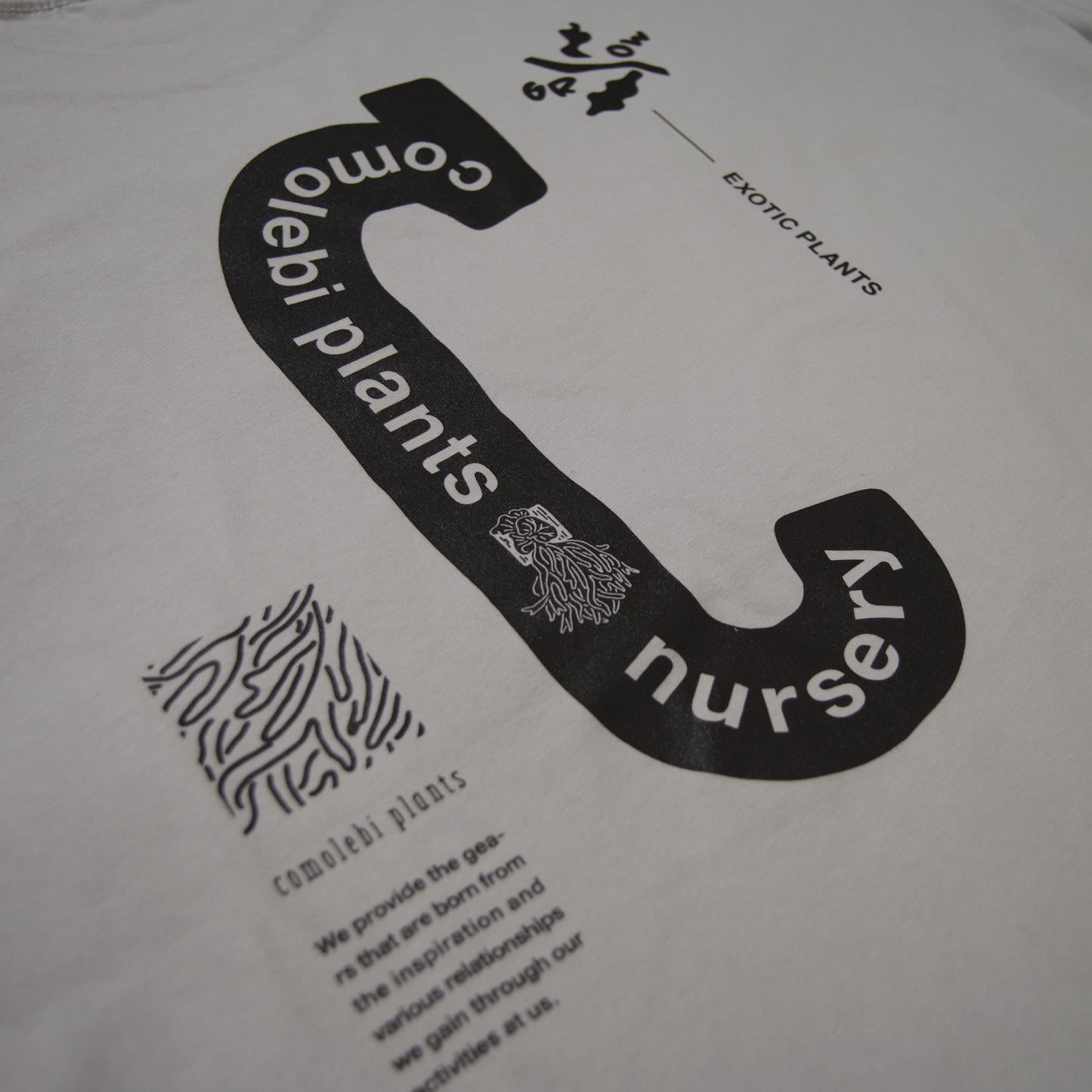 GROW THE EXOTIC PLANTS L/S TEE [LIGHT GREY]