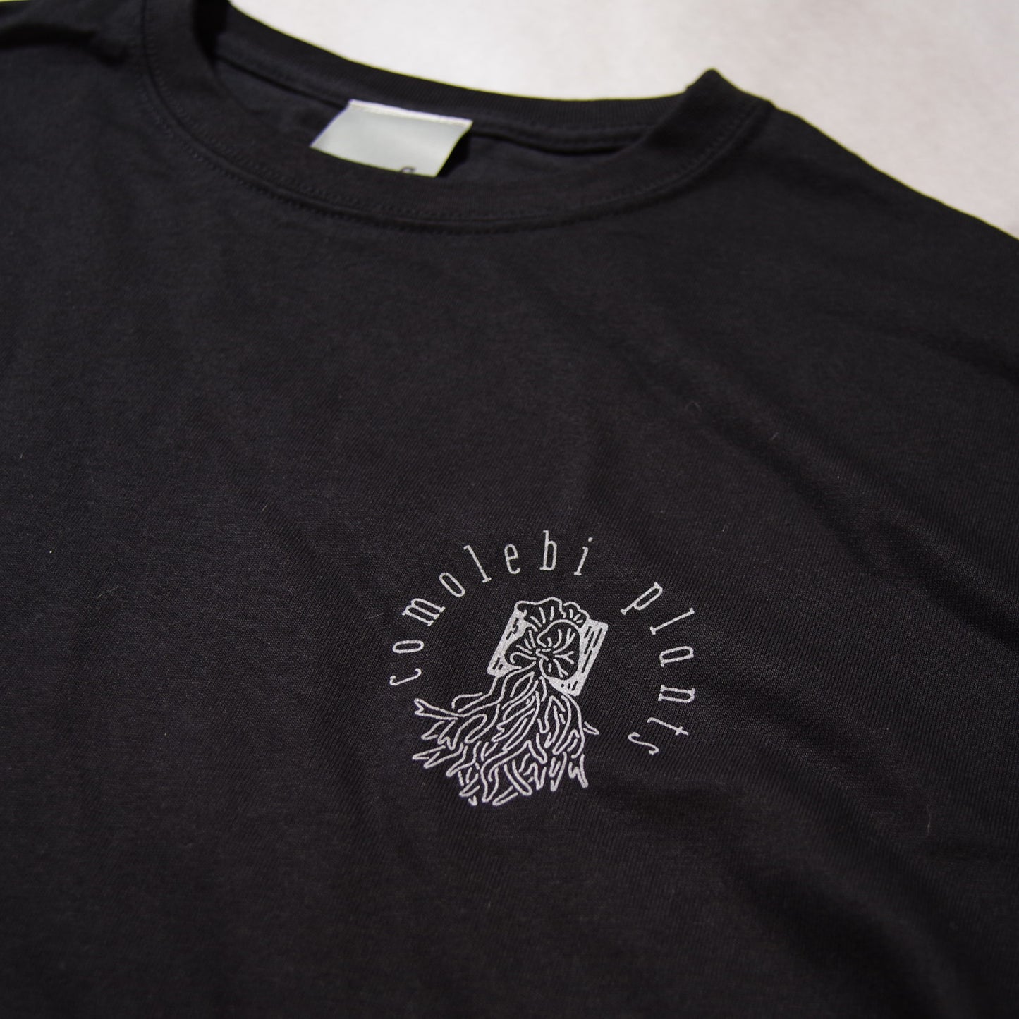 comolebi plants LOGO TEE 1 [BLACK]