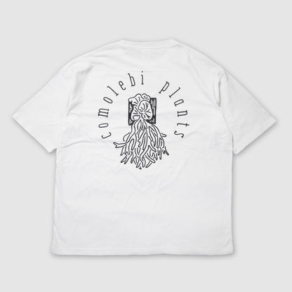 comolebi plants LOGO TEE 1 [WHITE]
