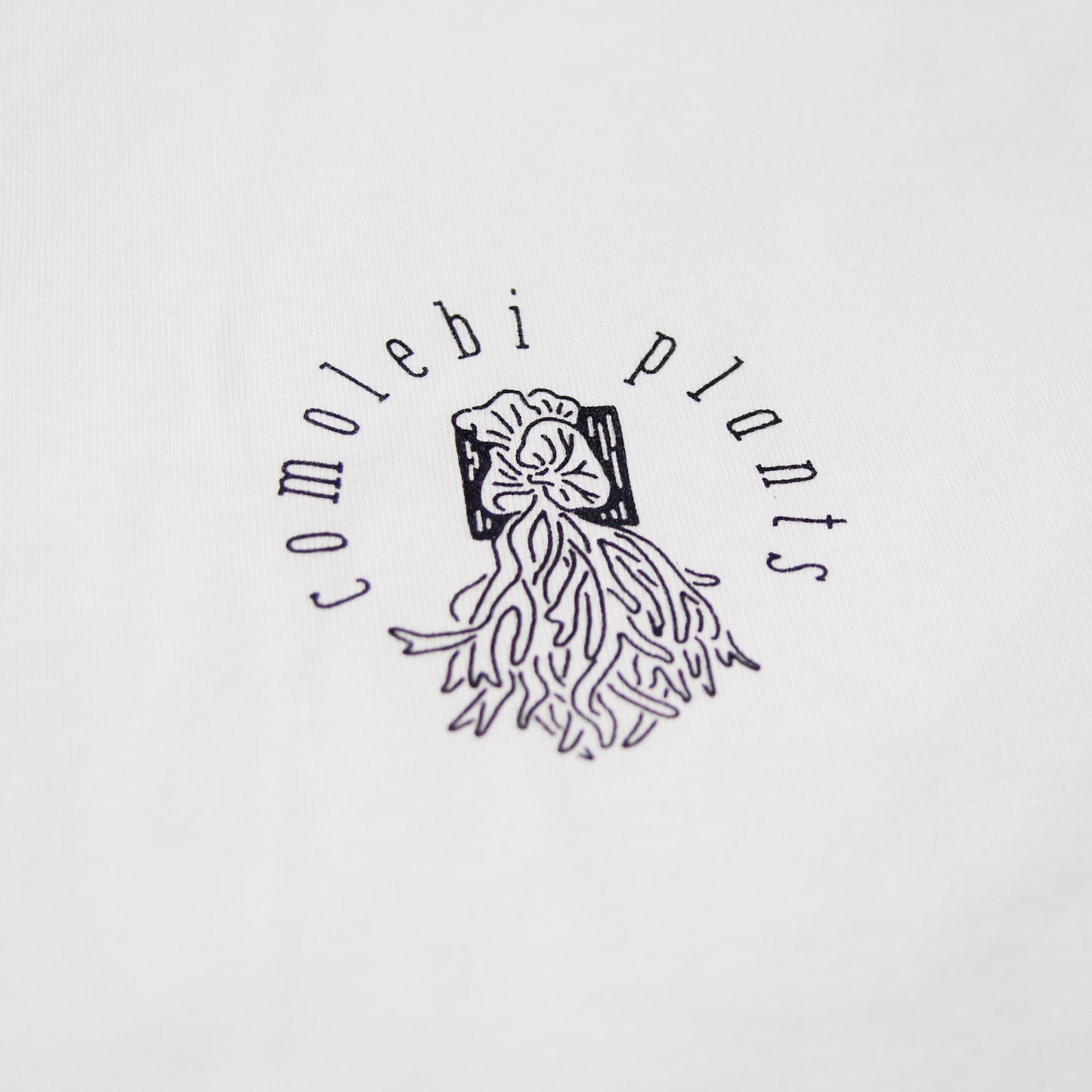 comolebi plants LOGO TEE 1 [WHITE]