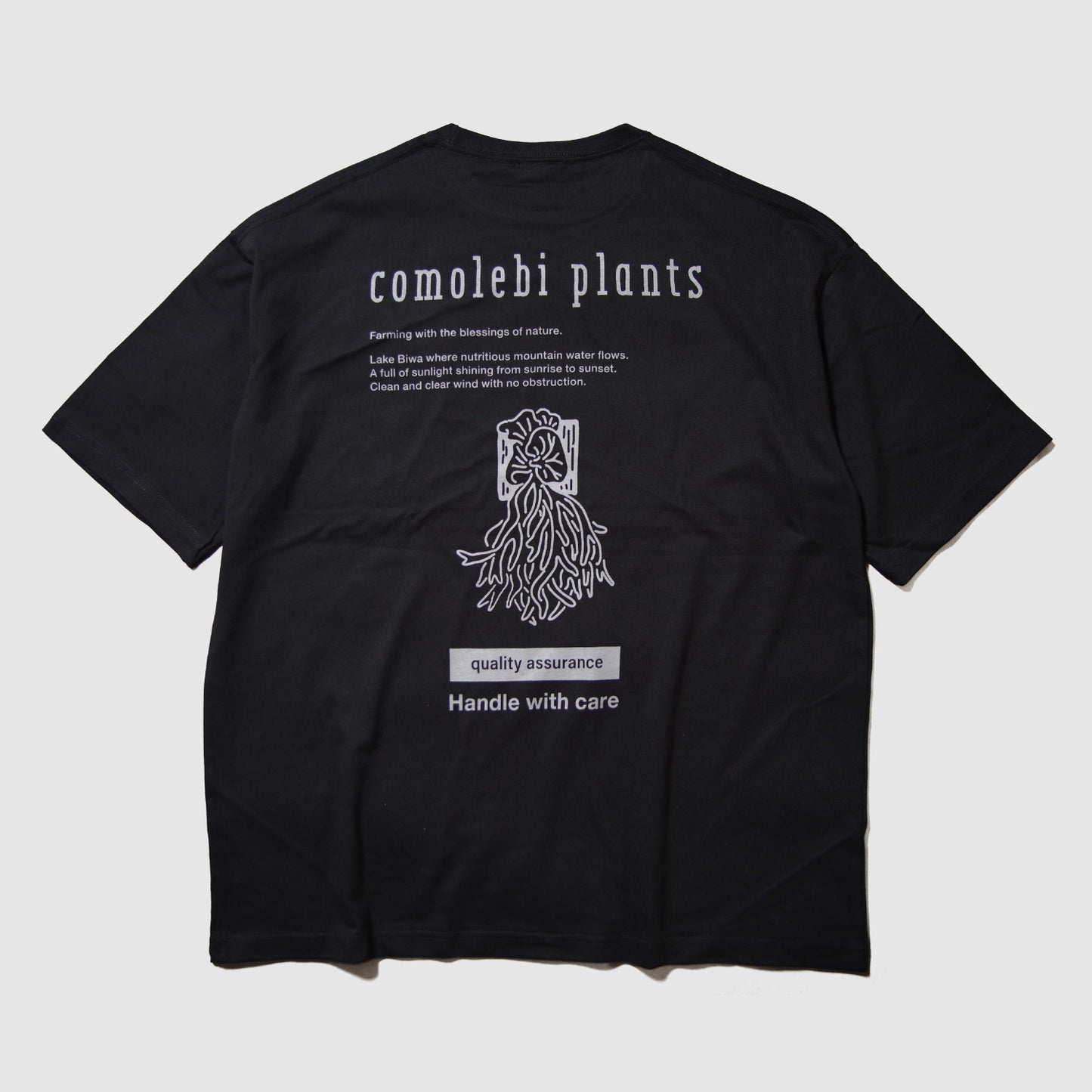 comolebi plants LOGO TEE 2 [BLACK]