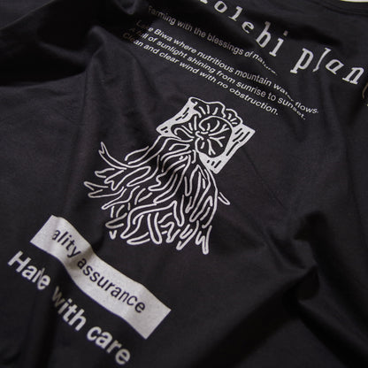 comolebi plants LOGO TEE 2 [BLACK]
