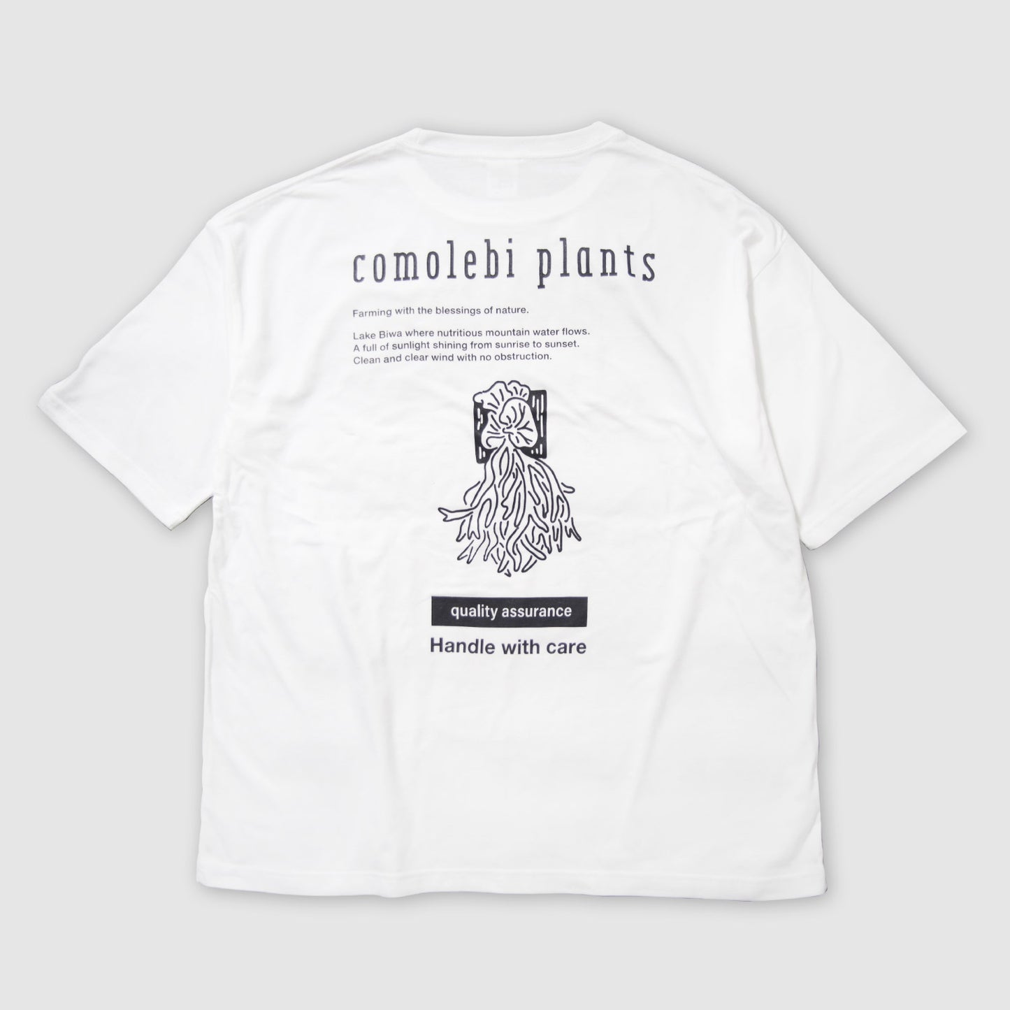 comolebi plants LOGO TEE 2 [WHITE]