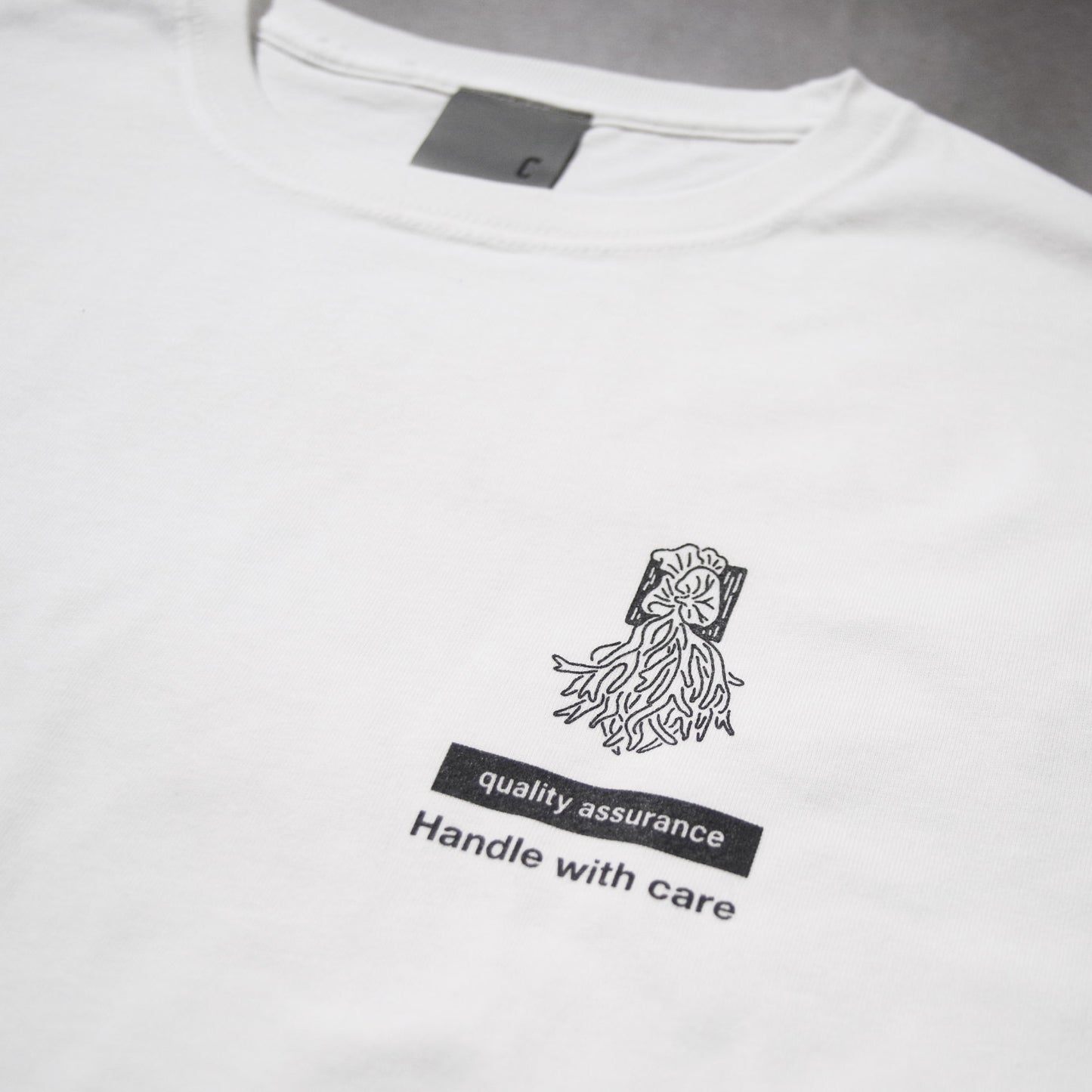 comolebi plants LOGO TEE 2 [WHITE]