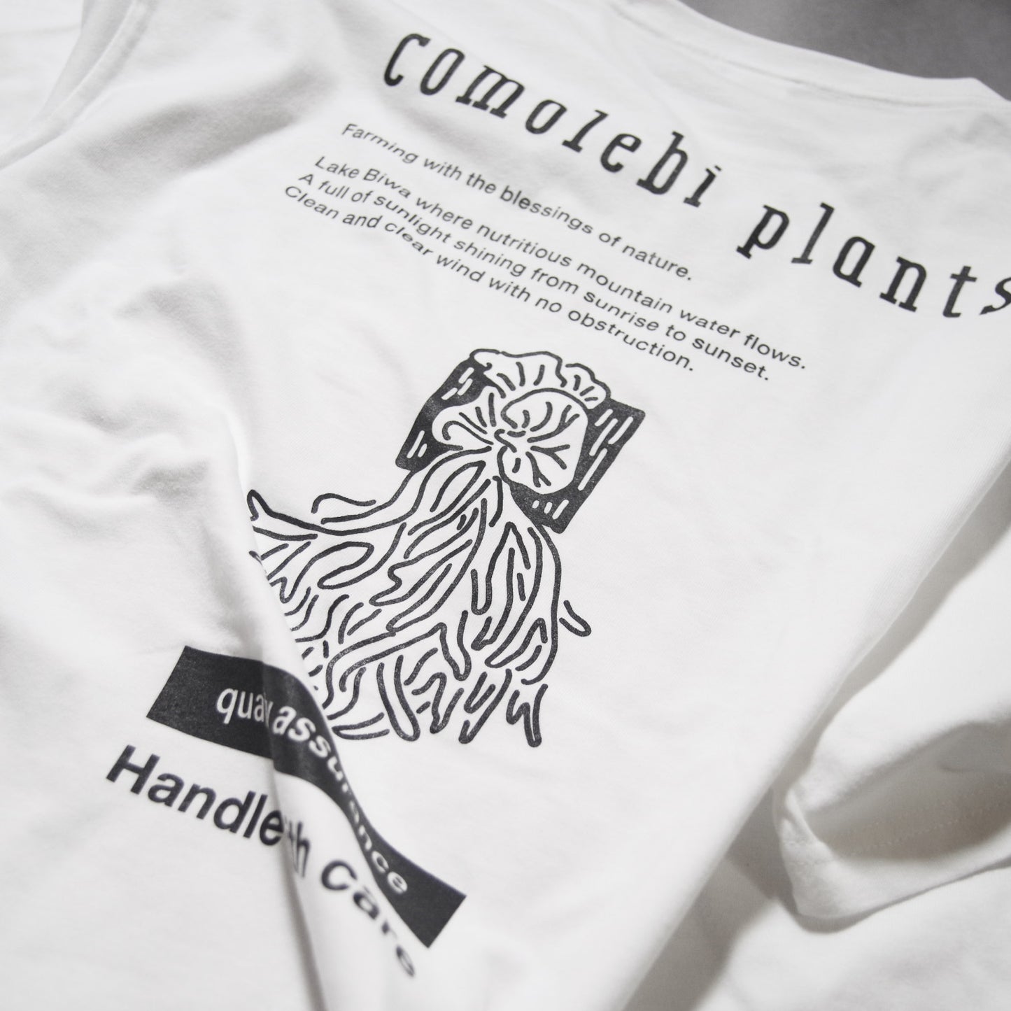 comolebi plants LOGO TEE 2 [WHITE]