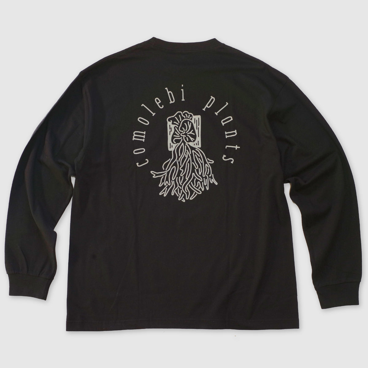 comolebi plants LOGO TEE [BLACK]