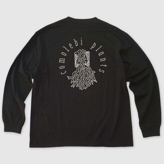 comolebi plants LOGO TEE [BLACK]