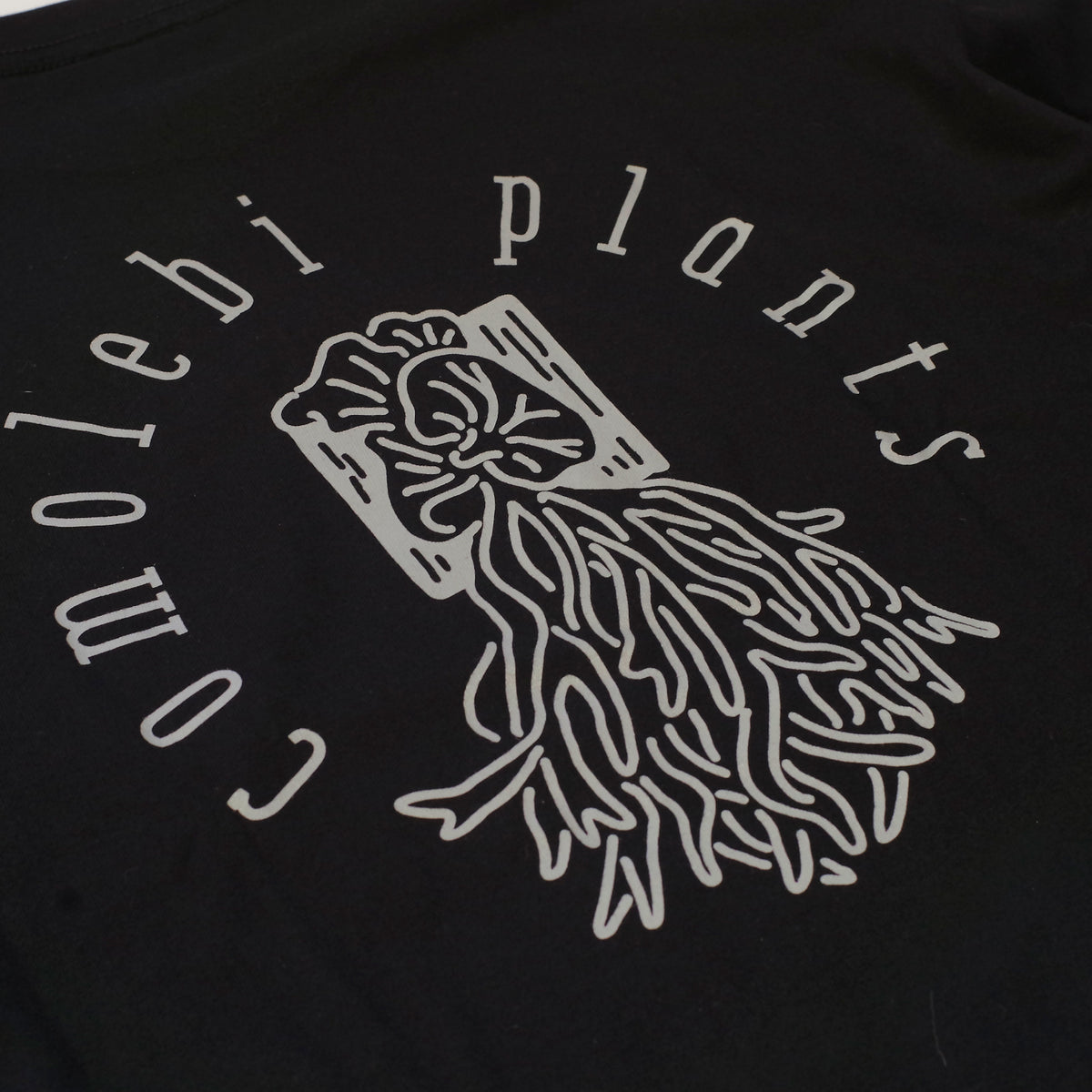 comolebi plants LOGO TEE [BLACK]
