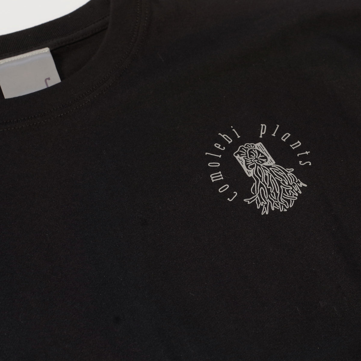 comolebi plants LOGO TEE [BLACK]