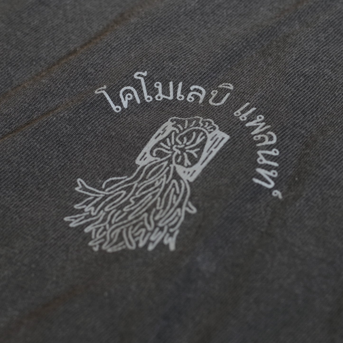 comolebi plants LOGO TEE THAI  [FADEWASHED GREY]