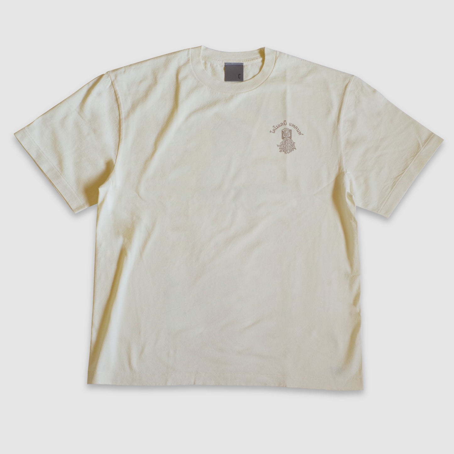 comolebi plants LOGO TEE THAI  [FADEWASHED WHITE]