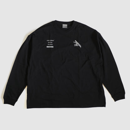 EXPLORING EXOTIC PLANTS 01  L/S TEE Palangka Raya [BLACK]