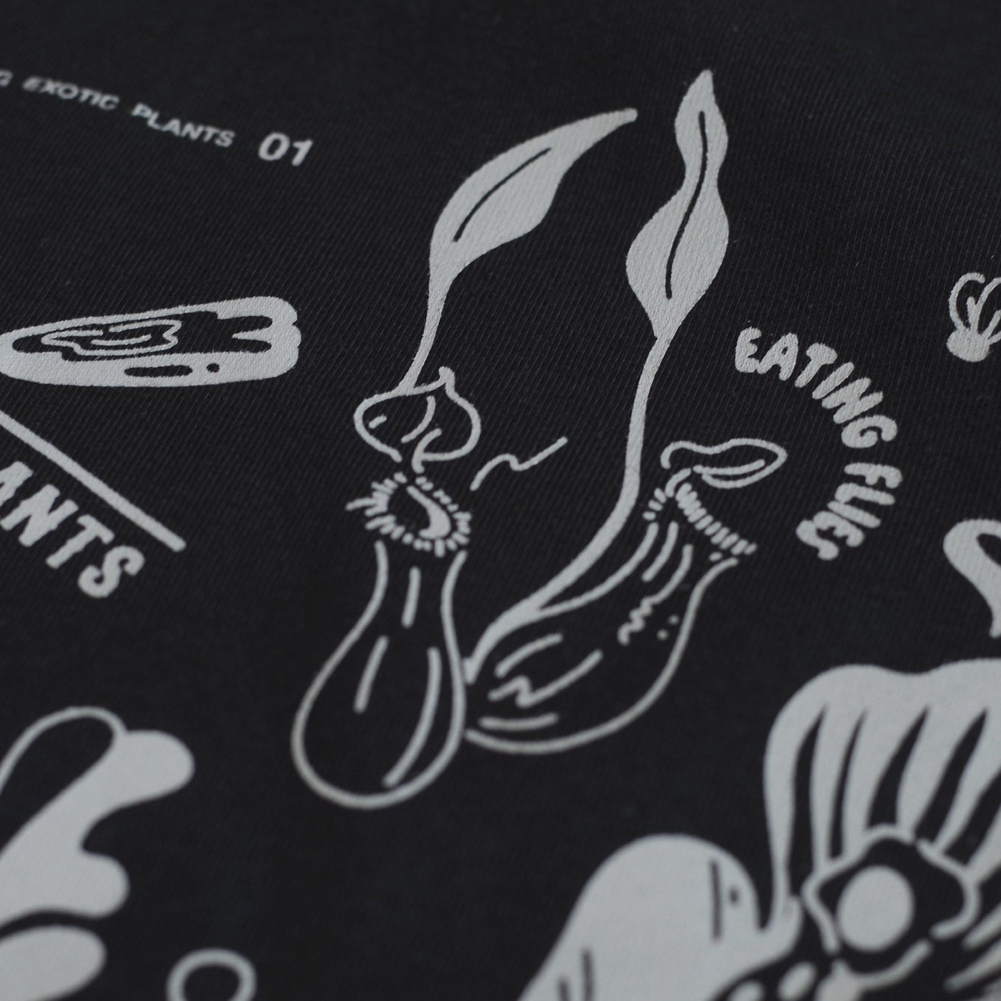 EXPLORING EXOTIC PLANTS 01  L/S TEE Palangka Raya [BLACK]
