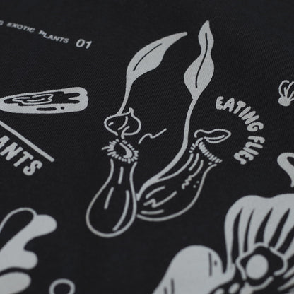 EXPLORING EXOTIC PLANTS 01  L/S TEE Palangka Raya [BLACK]
