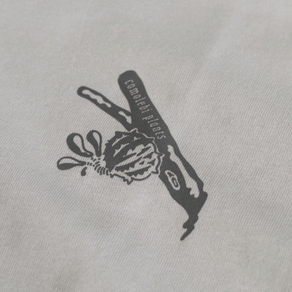 EXPLORING EXOTIC PLANTS 01  L/S TEE Palangka Raya [LIGHT GREY]