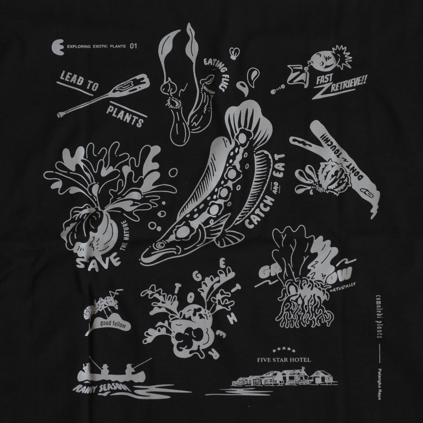 EXPLORING EXOTIC PLANTS 01 TEE Palangka Raya [BLACK]