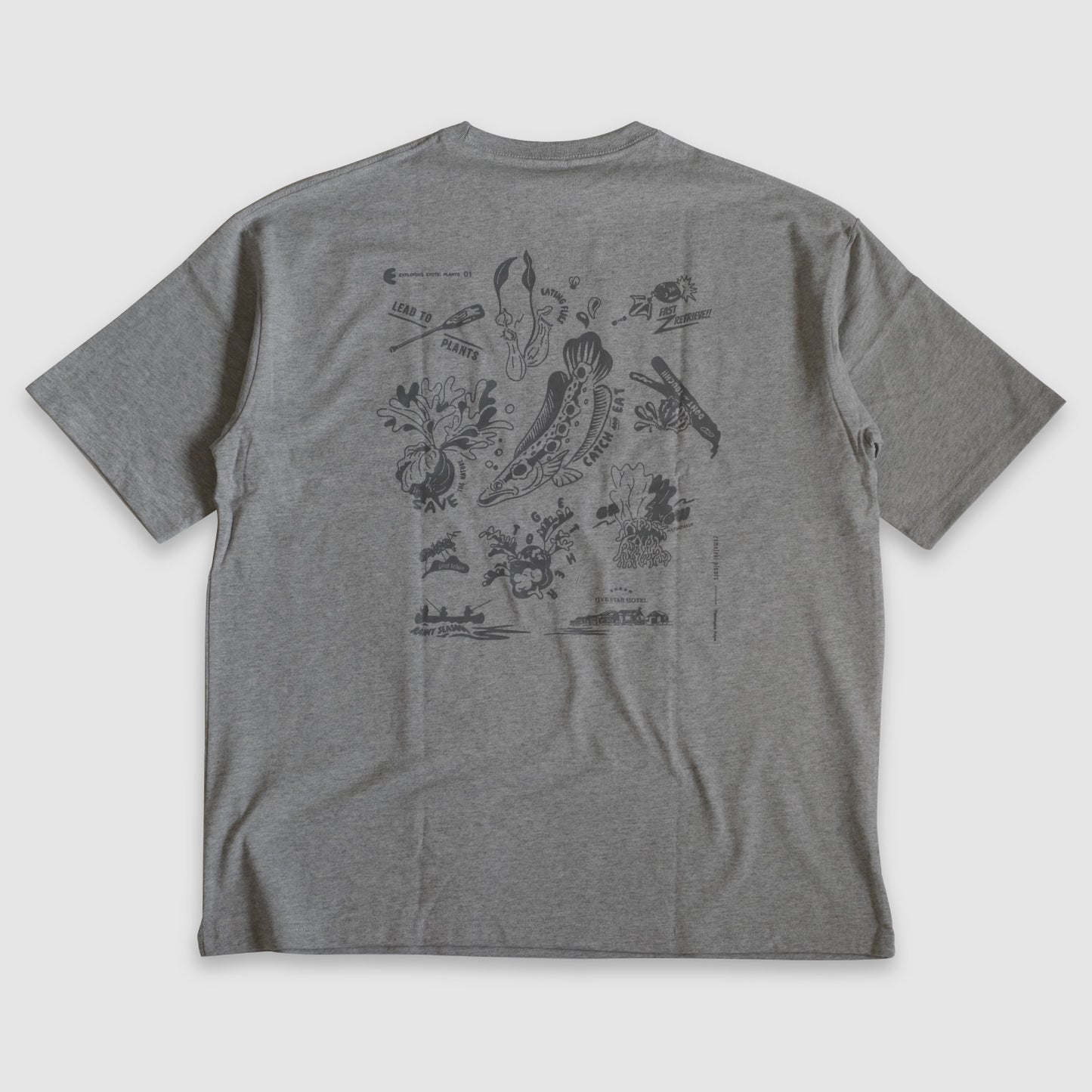 EXPLORING EXOTIC PLANTS 01 TEE Palangka Raya [GREY]