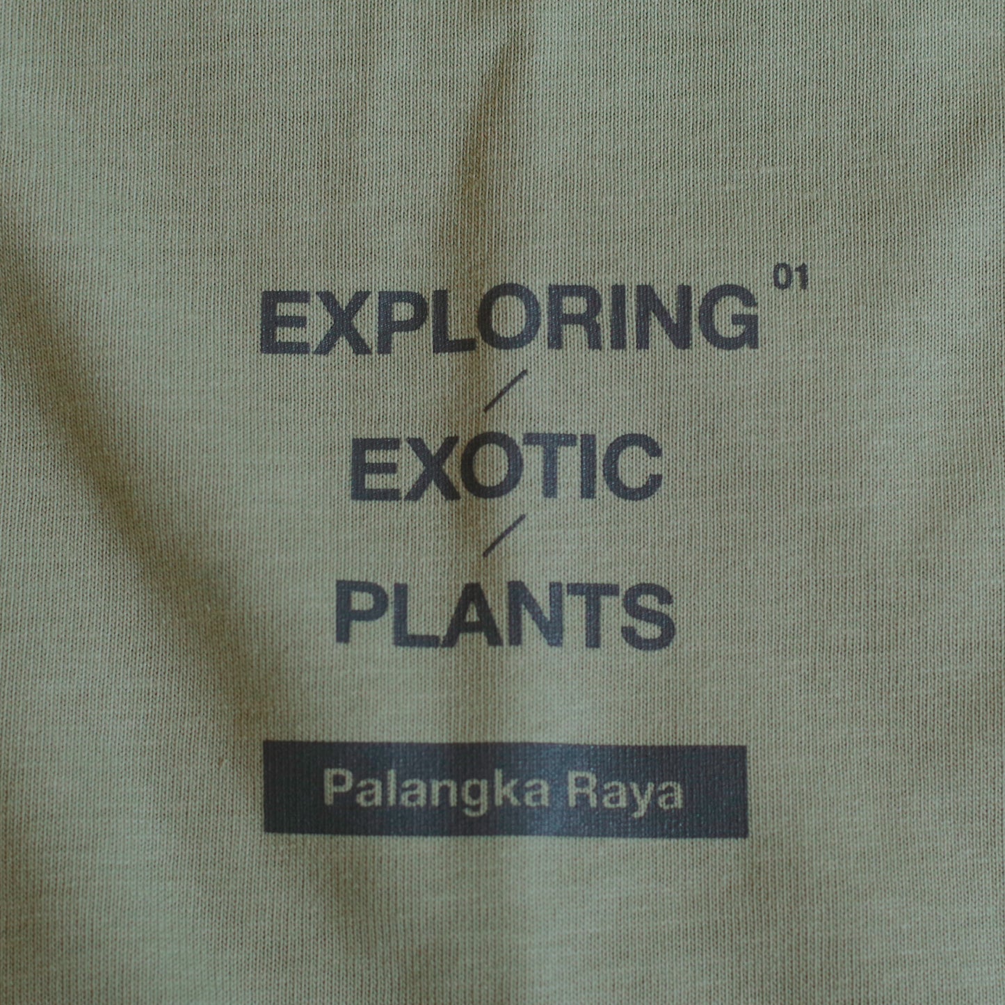 EXPLORING EXOTIC PLANTS 01 TEE Palangka Raya [SAGE GREEN]
