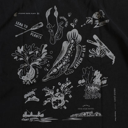 EXPLORING EXOTIC PLANTS 01 TEE Palangka Raya [FADEWASHED BLACK]