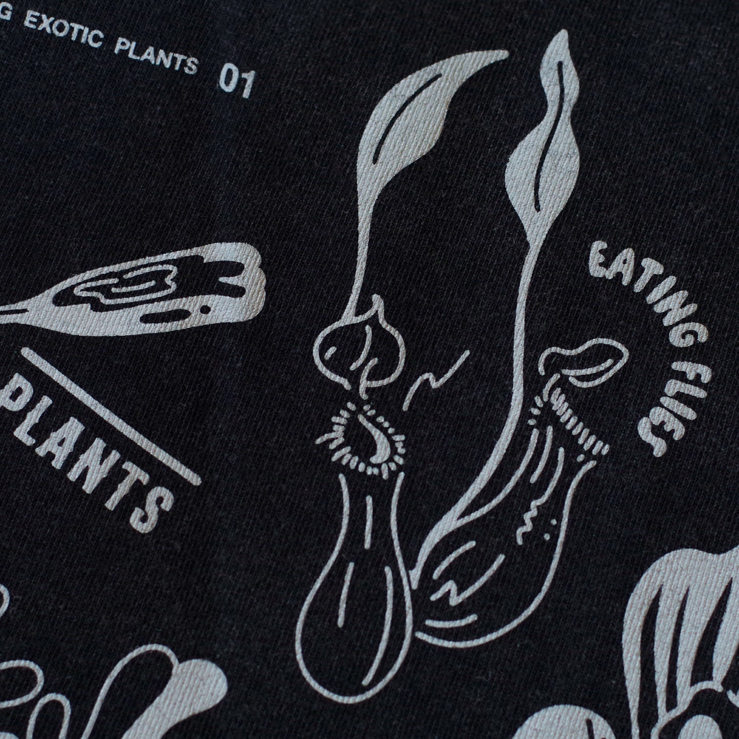EXPLORING EXOTIC PLANTS 01 TEE Palangka Raya [FADEWASHED BLACK]