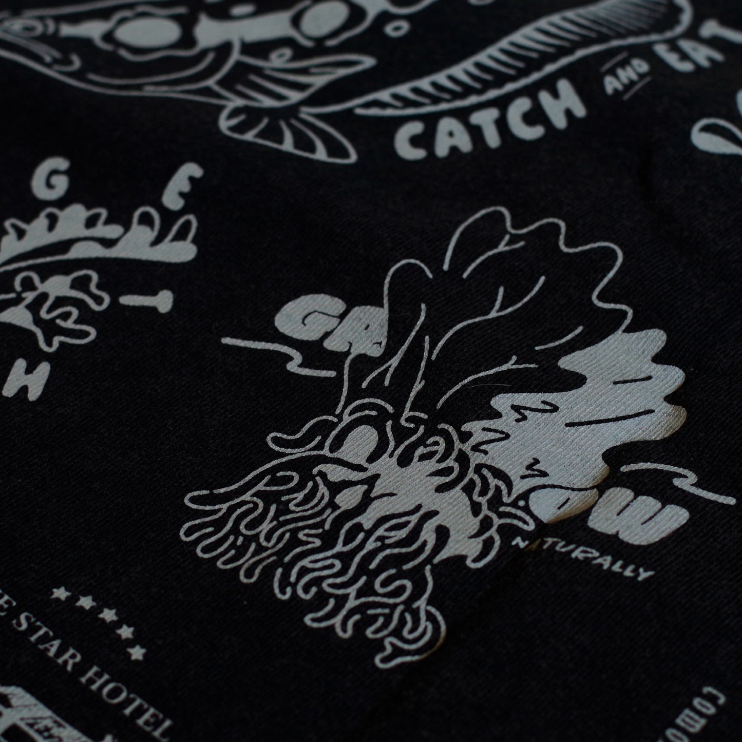 EXPLORING EXOTIC PLANTS 01 TEE Palangka Raya [FADEWASHED BLACK]