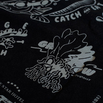 EXPLORING EXOTIC PLANTS 01 TEE Palangka Raya [FADEWASHED BLACK]