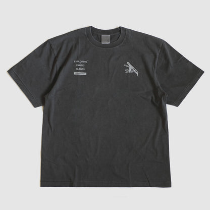 EXPLORING EXOTIC PLANTS 01 TEE Palangka Raya [FADEWASHED GREY]