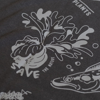 EXPLORING EXOTIC PLANTS 01 TEE Palangka Raya [FADEWASHED GREY]