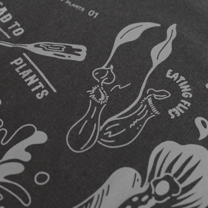 EXPLORING EXOTIC PLANTS 01 TEE Palangka Raya [FADEWASHED GREY]