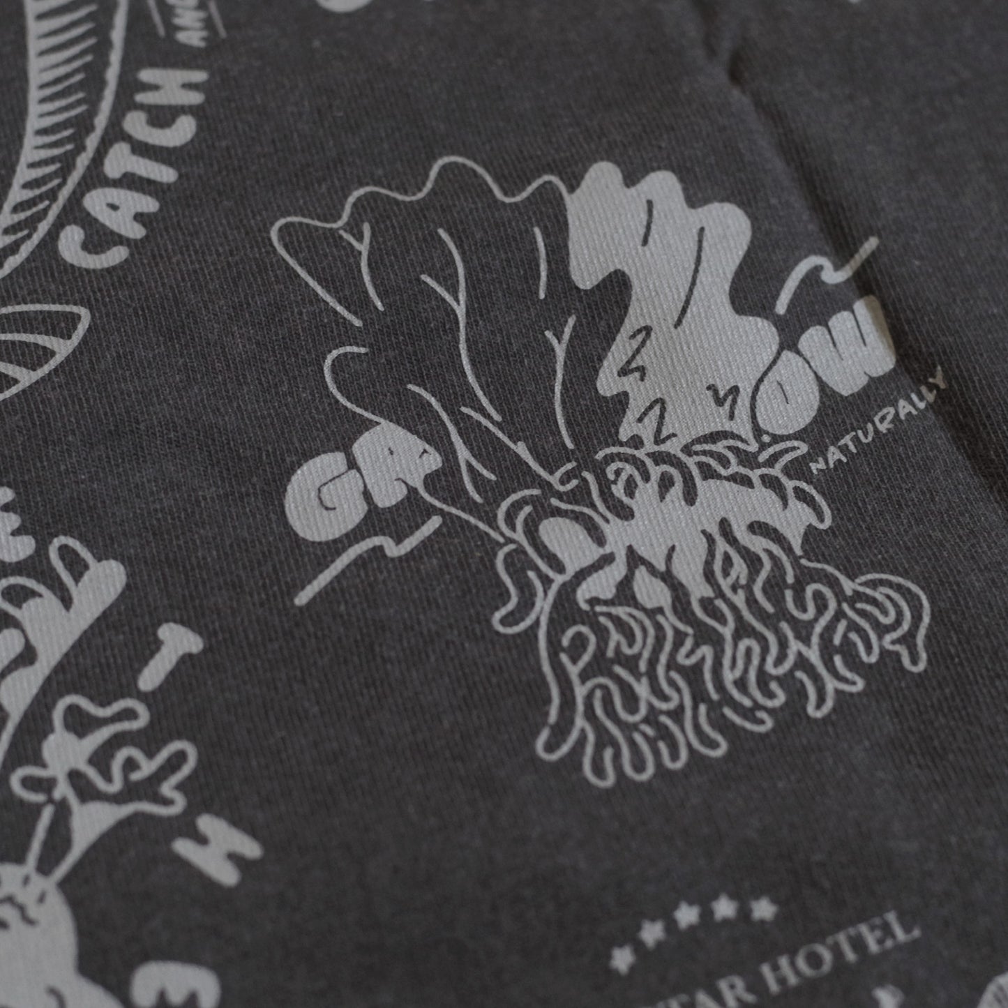 EXPLORING EXOTIC PLANTS 01 TEE Palangka Raya [FADEWASHED GREY]