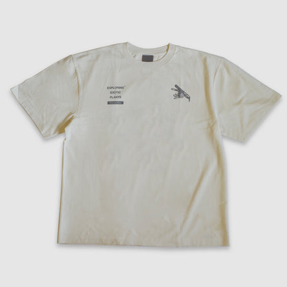 EXPLORING EXOTIC PLANTS 01 TEE Palangka Raya [FADEWASHED WHITE]