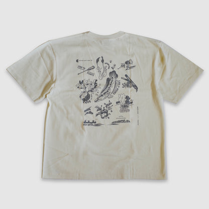 EXPLORING EXOTIC PLANTS 01 TEE Palangka Raya [FADEWASHED WHITE]