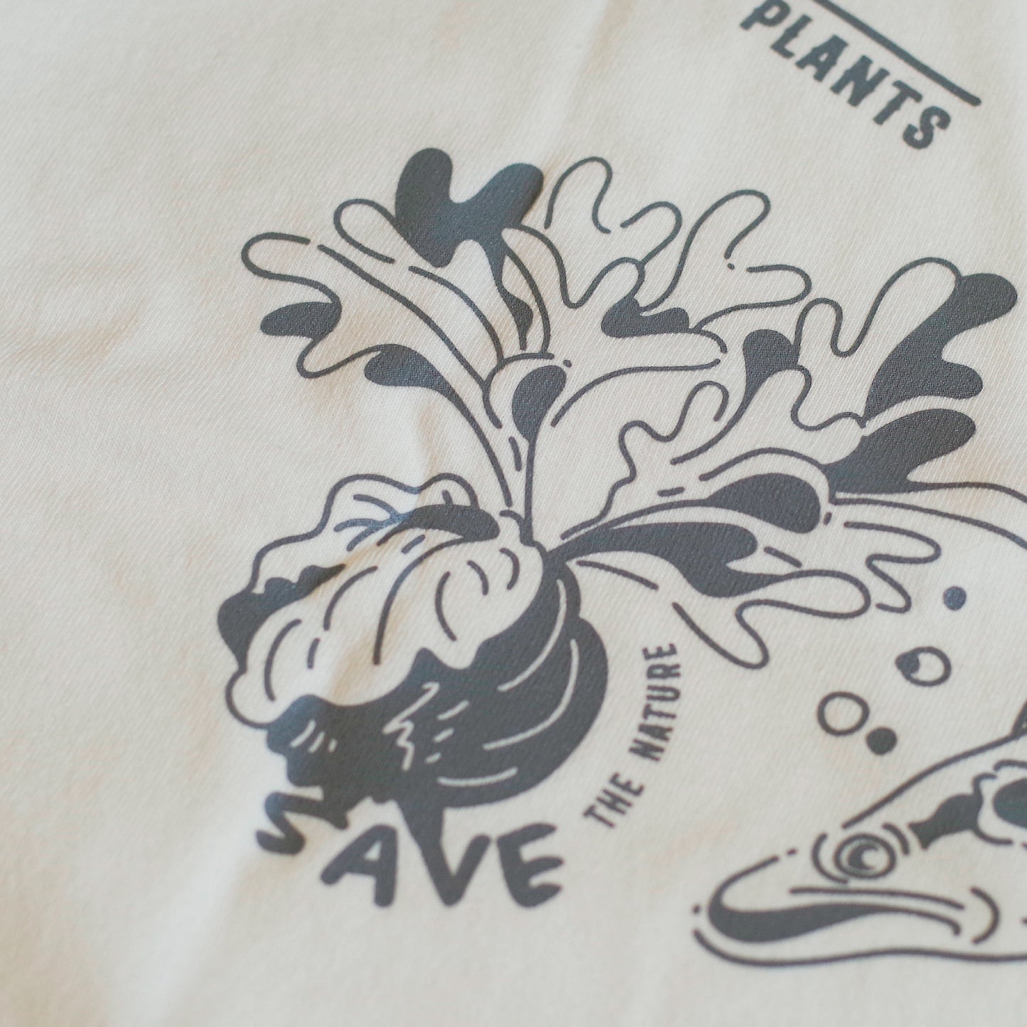 EXPLORING EXOTIC PLANTS 01 TEE Palangka Raya [FADEWASHED WHITE]