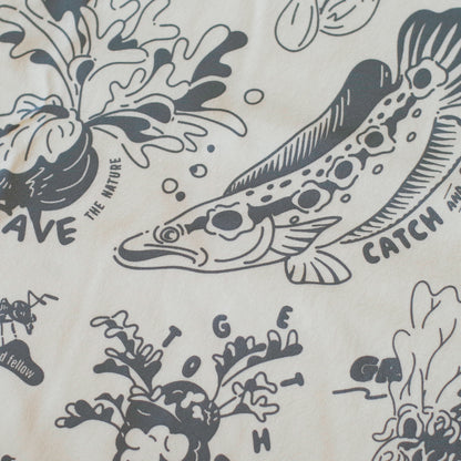 EXPLORING EXOTIC PLANTS 01 TEE Palangka Raya [FADEWASHED WHITE]