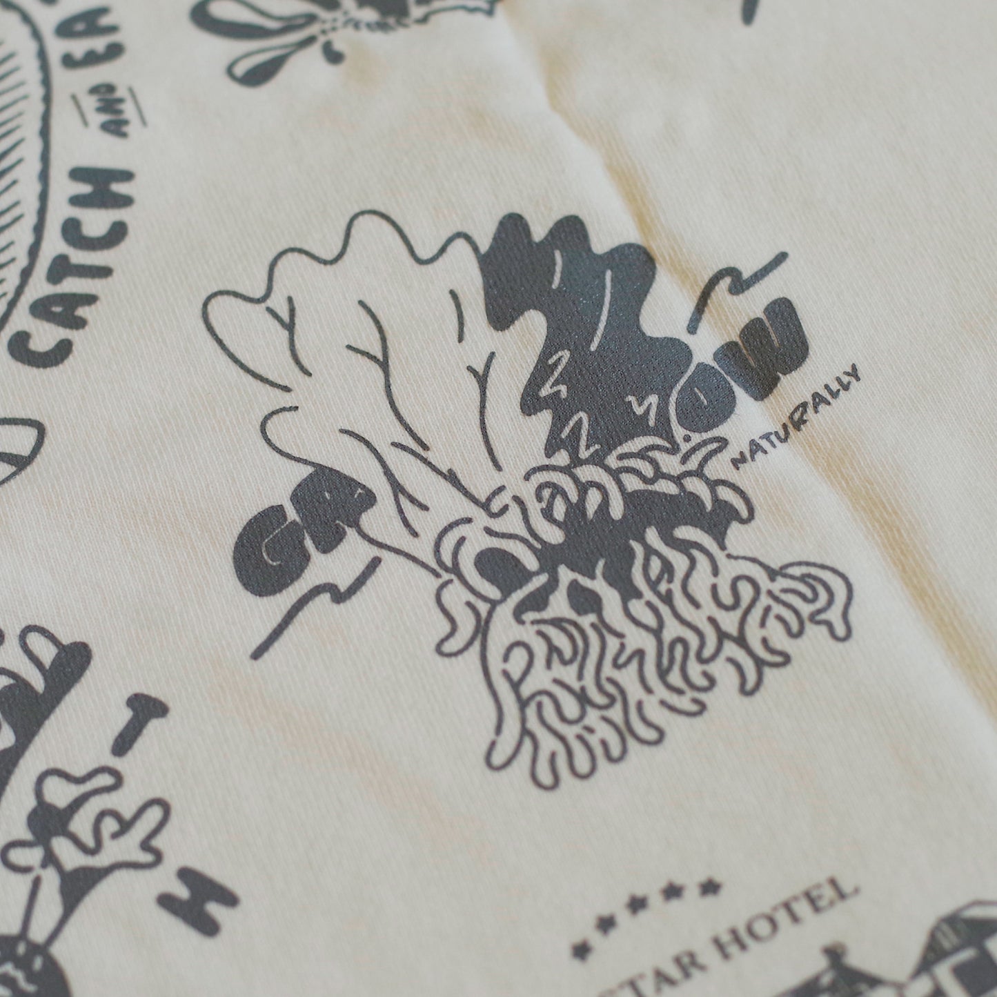 EXPLORING EXOTIC PLANTS 01 TEE Palangka Raya [FADEWASHED WHITE]